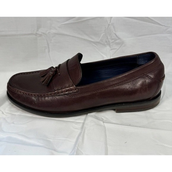 Cole Haan Grand OS Pinch‎ Mens Size 10 M Loafers Brown Leather Tassel Shoes